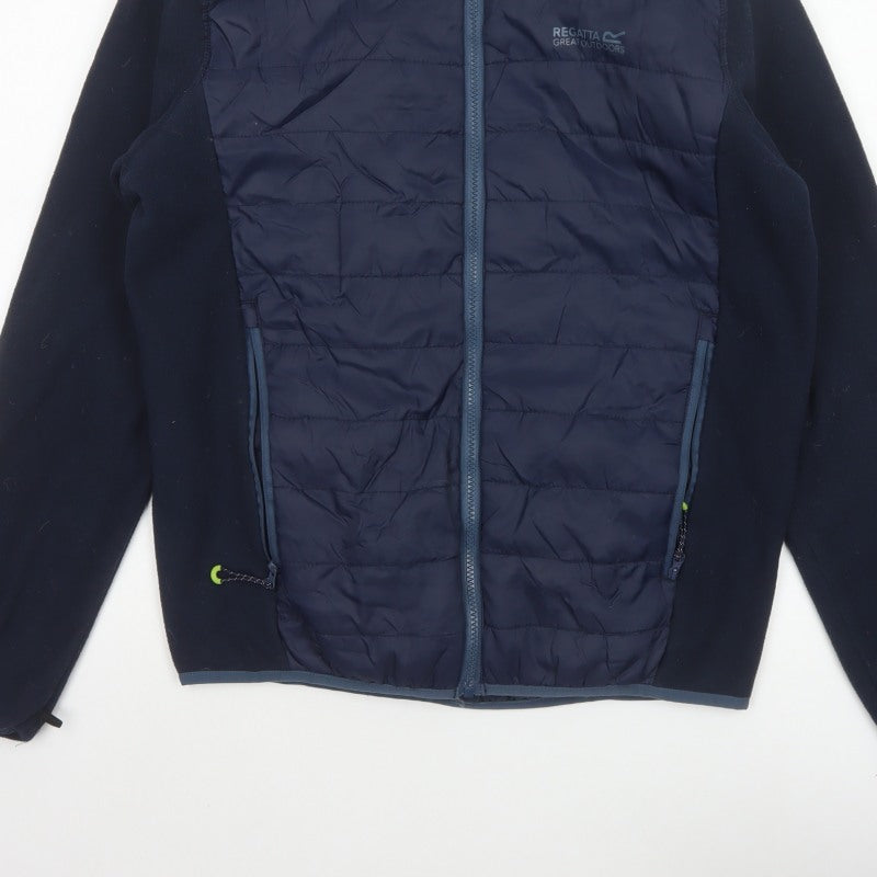 Regatta Men’s Navy M Quilted Puffer Fleece Jacket Full Zip