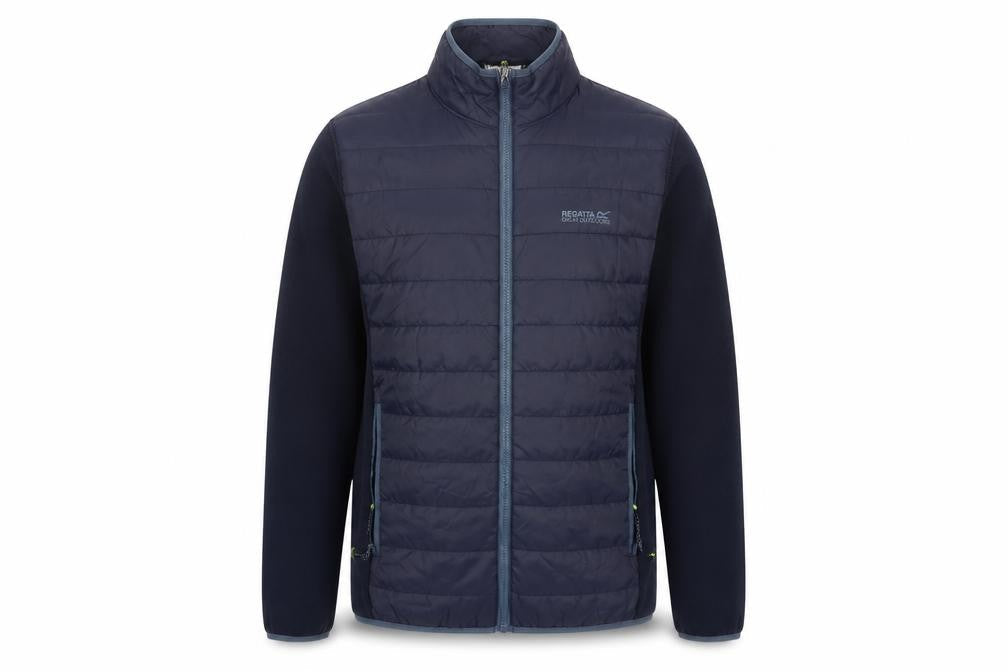 Regatta Men’s Navy M Quilted Puffer Fleece Jacket Full Zip