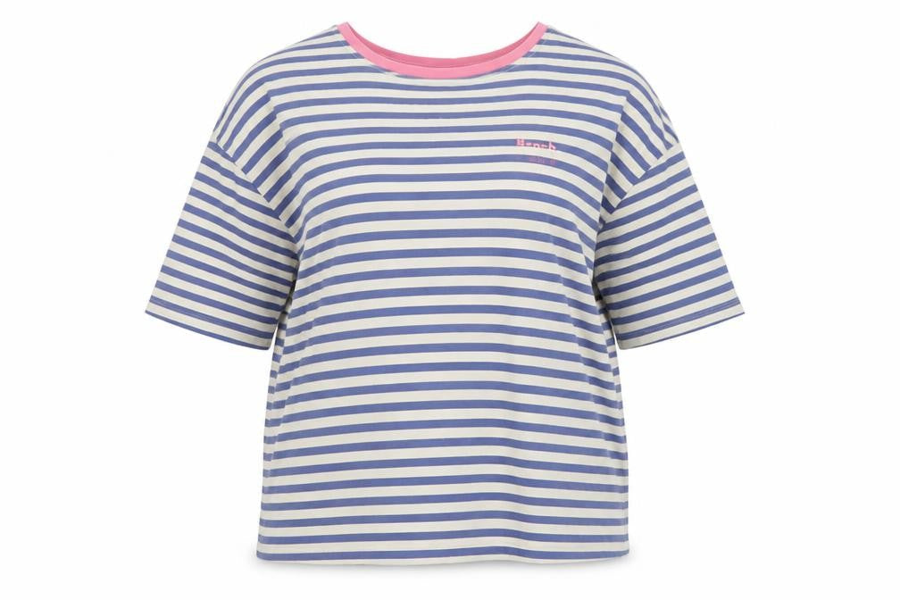 Bench Women’s Multicoloured Striped Ringer T-Shirt UK 16 XL