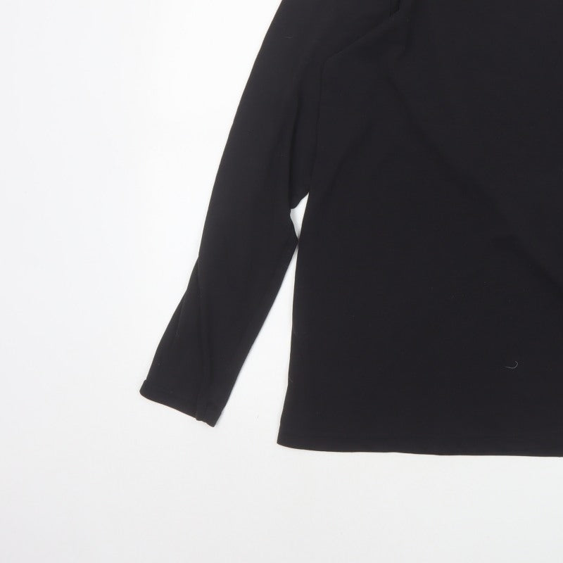 Gymshark Men’s Black L Athletic Long Sleeve Logo T-Shirt