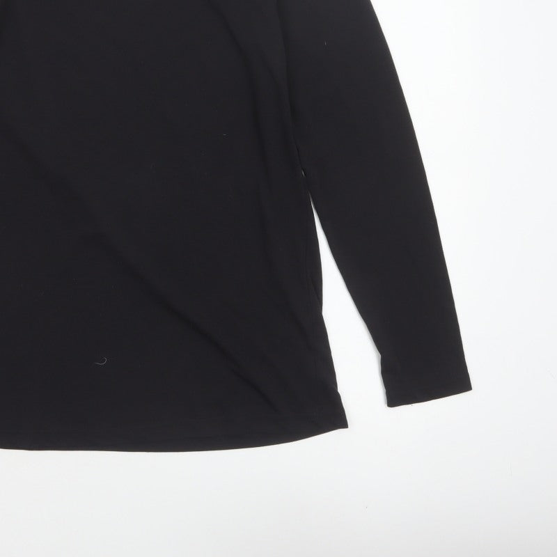Gymshark Men’s Black L Athletic Long Sleeve Logo T-Shirt