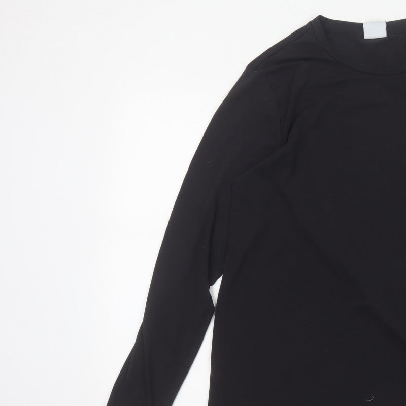 Gymshark Men’s Black L Athletic Long Sleeve Logo T-Shirt