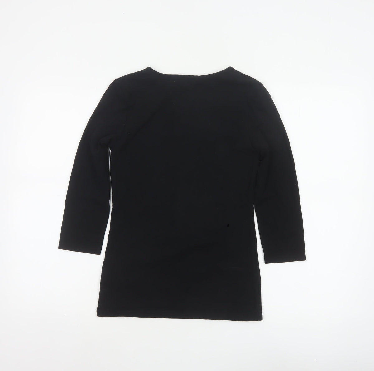 Bailer Women’s Black UK 8 Cotton Stretch Long Sleeve Basic Tunic Blouse