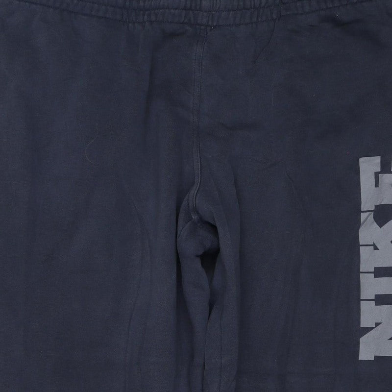 Nike Men’s Blue L Fleece Sweatpants Joggers Logo Zip Pocket