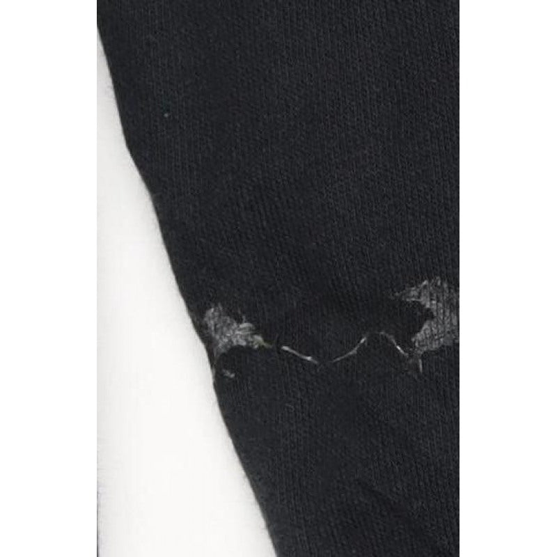 Nike Men’s Black L Fleece Jogger Sweatpants Logo Elastic Waist
