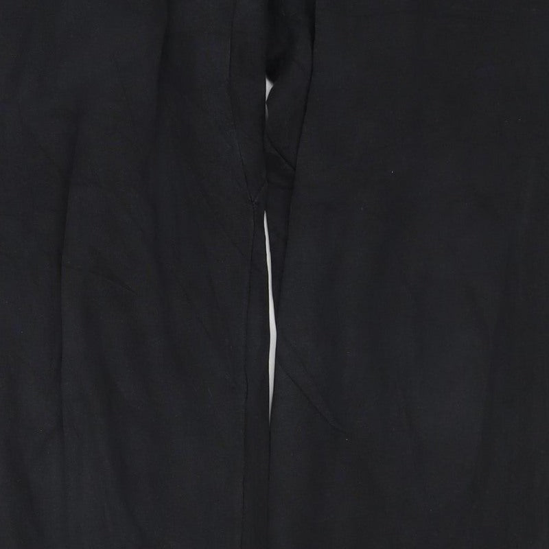 Nike Men’s Black L Fleece Jogger Sweatpants Drawstring Logo