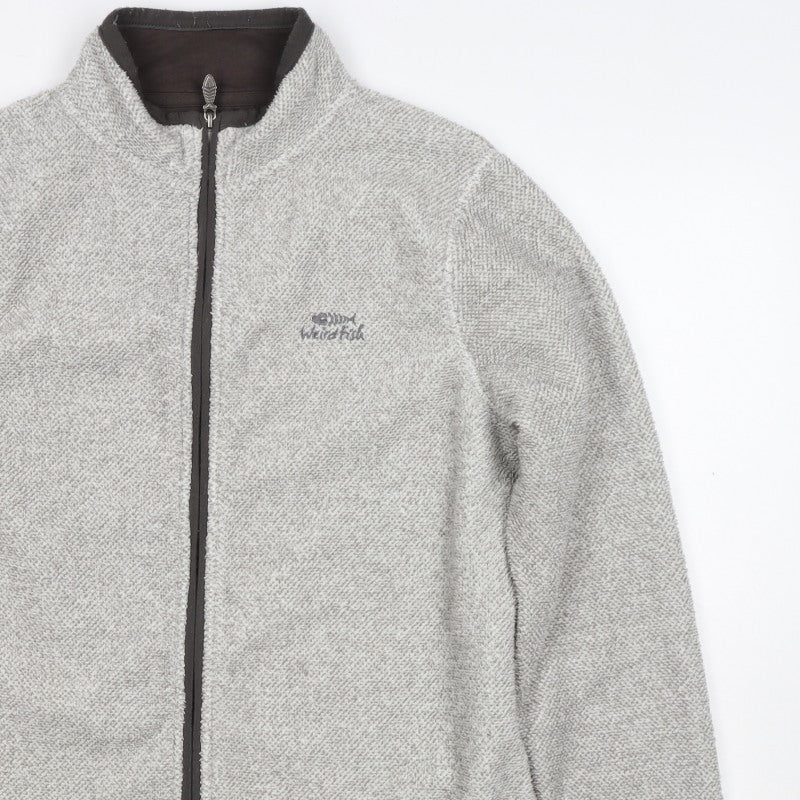 Weird Fish Men’s Grey M Fleece Full Zip Outdoor Jacket
