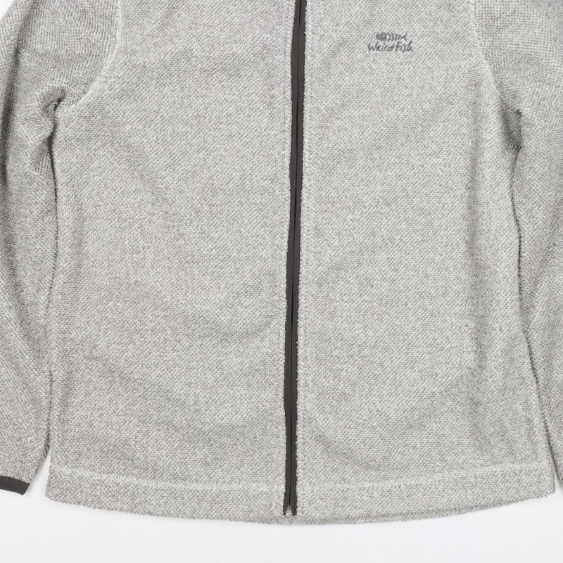 Weird Fish Men’s Grey M Fleece Full Zip Outdoor Jacket