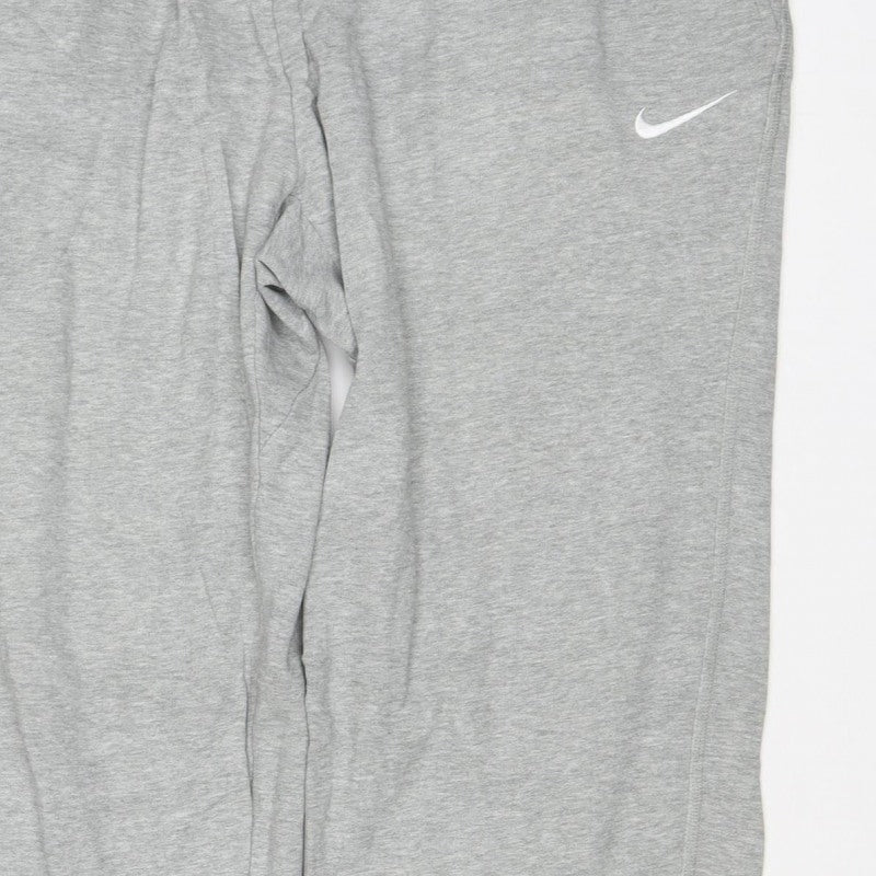 Nike Men’s Grey Large Sweatpants Jogger Cotton Drawstring