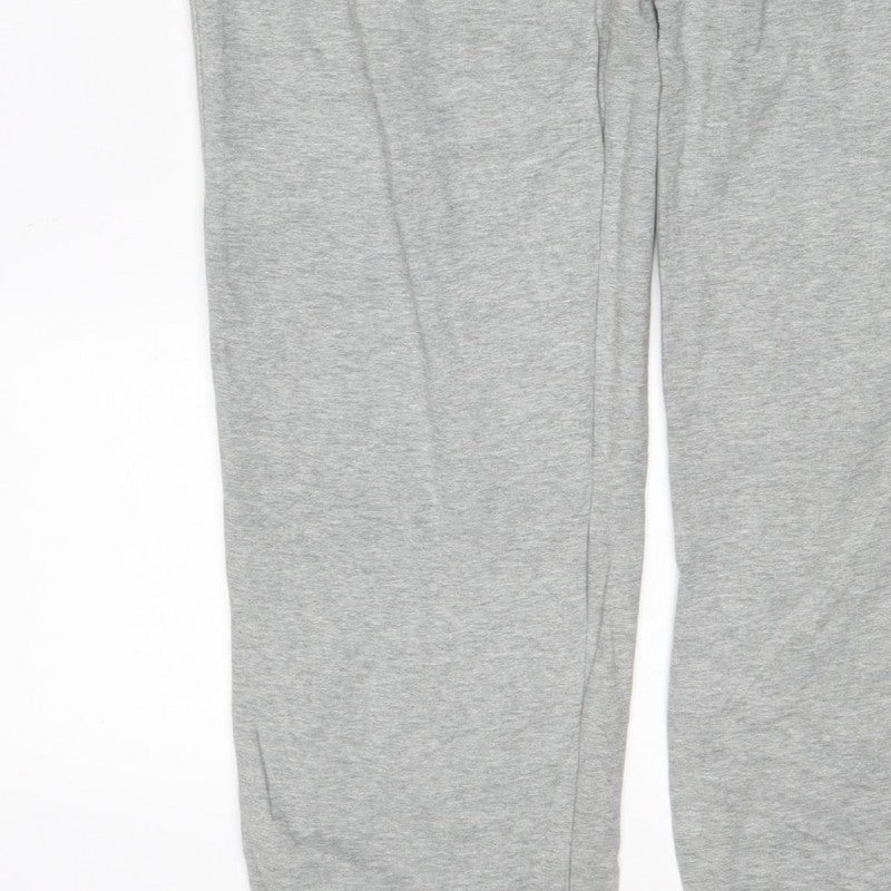 Nike Men’s Grey Large Sweatpants Jogger Cotton Drawstring