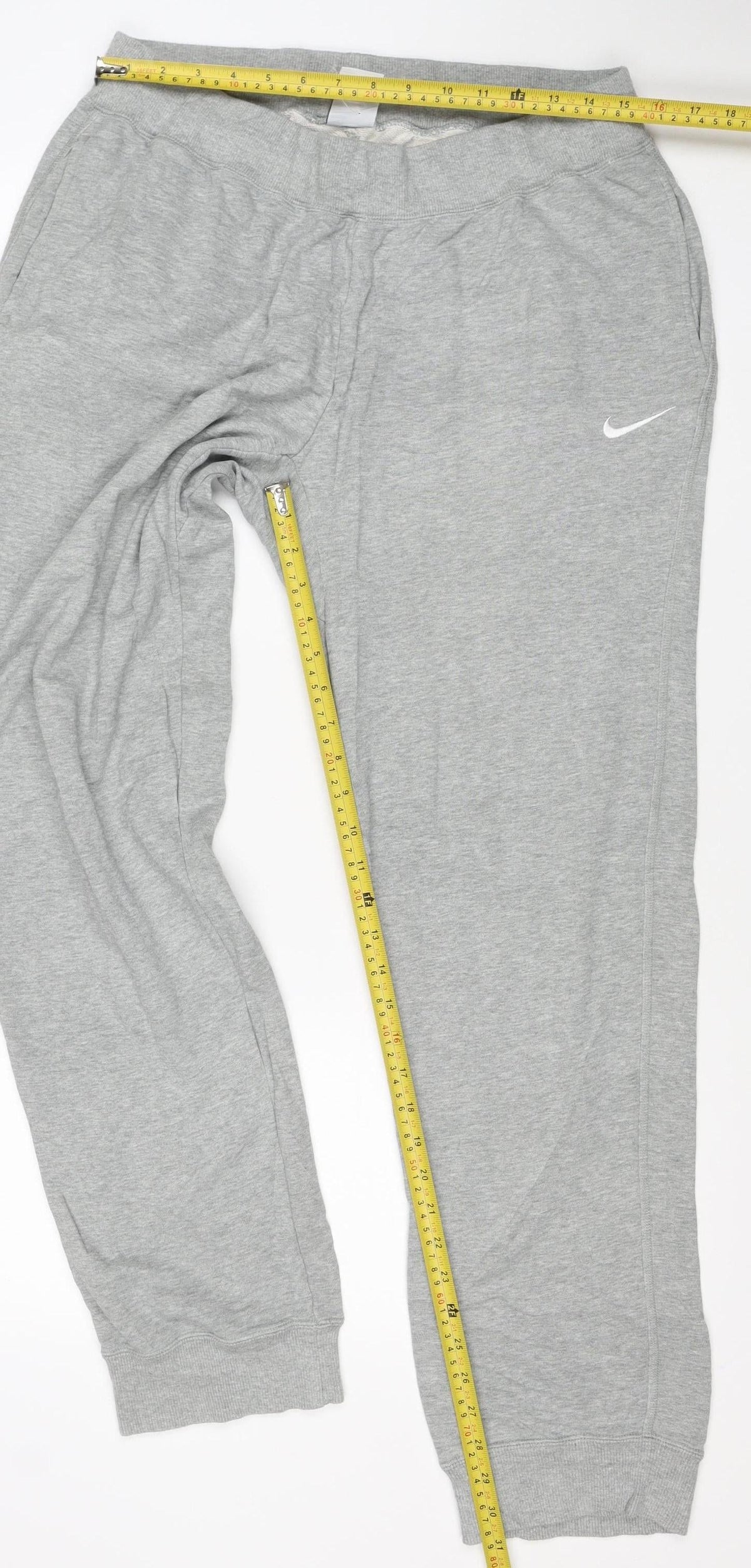 Nike Men’s Grey Large Sweatpants Jogger Cotton Drawstring
