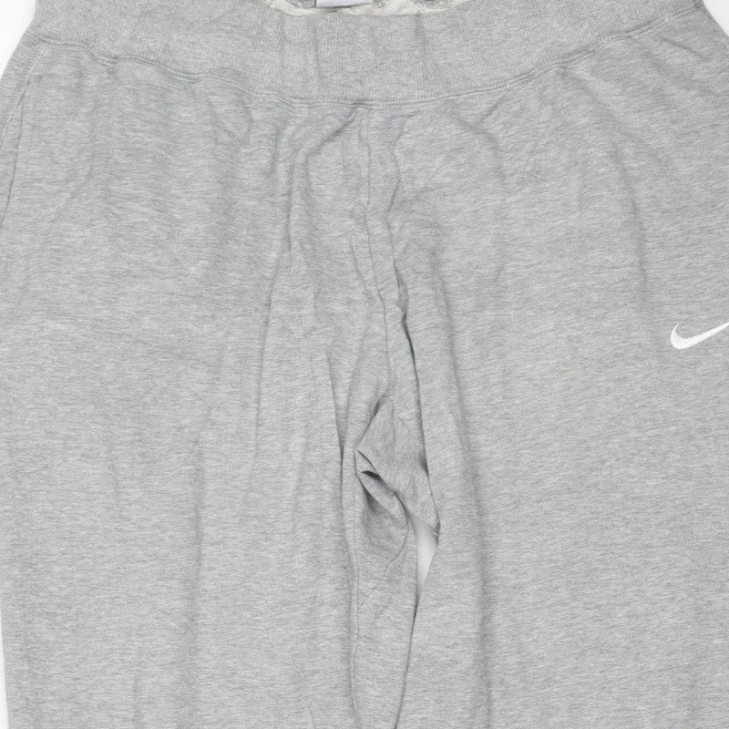 Nike Men’s Grey Large Sweatpants Jogger Cotton Drawstring