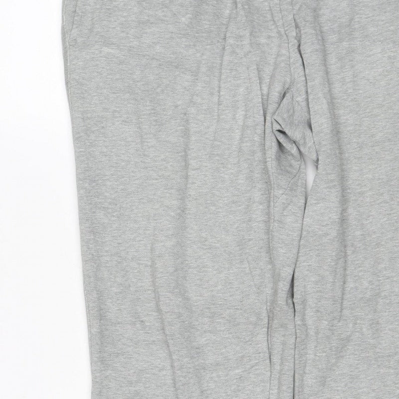 Nike Men’s Grey Large Sweatpants Jogger Cotton Drawstring