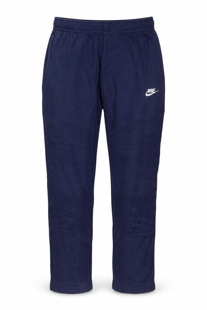 Nike Men's Navy M Fleece Sweatpants Elastic Waist Logo