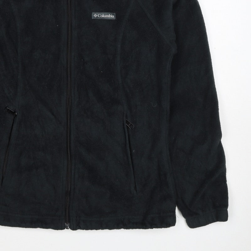 Columbia Women Black M Fleece Full Zip Basic Jacket Outdoor