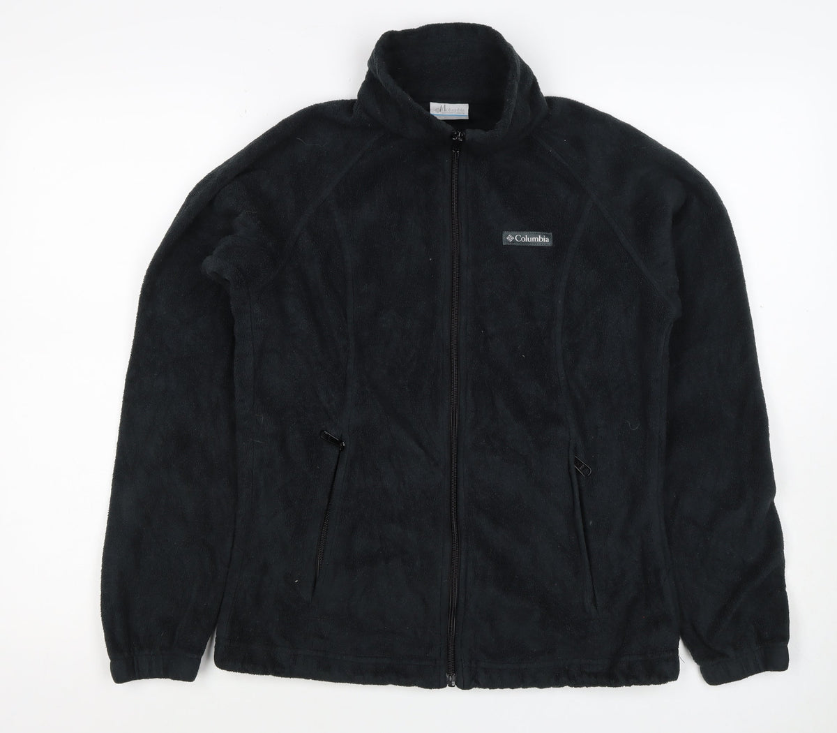 Columbia Women Black M Fleece Full Zip Basic Jacket Outdoor
