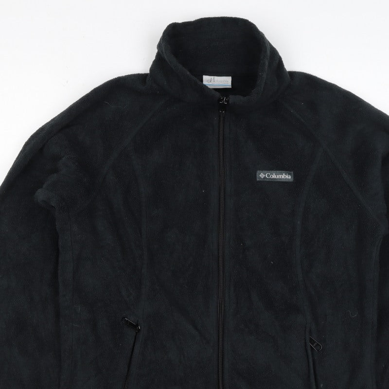 Columbia Women Black M Fleece Full Zip Basic Jacket Outdoor