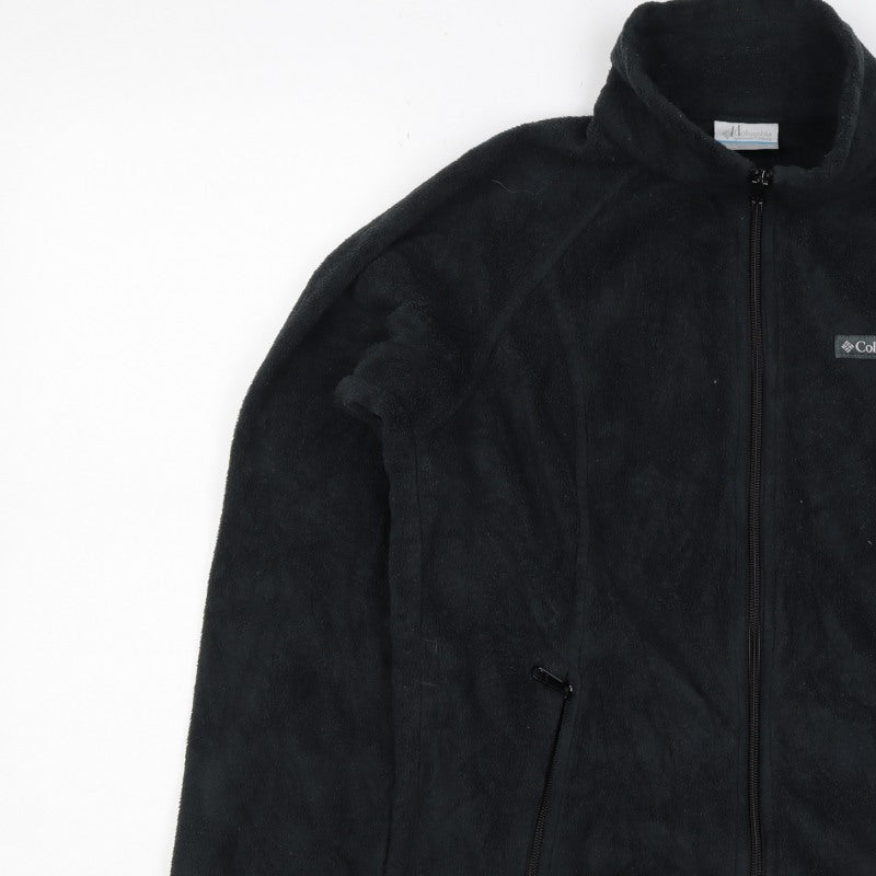 Columbia Women Black M Fleece Full Zip Basic Jacket Outdoor