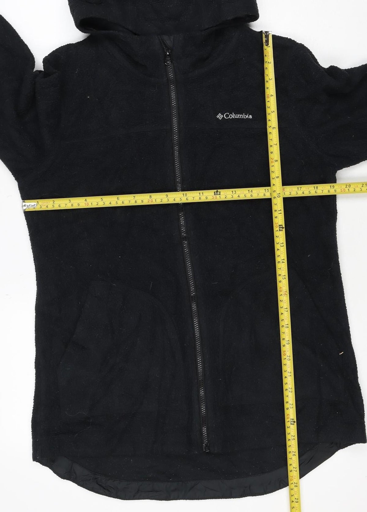 Columbia Women’s Black M Hooded Full Zip Fleece Jacket Outdoor