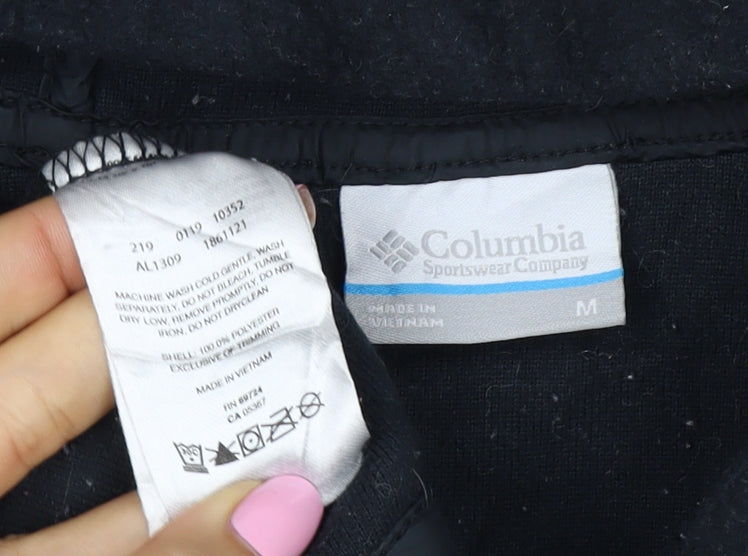 Columbia Women’s Black M Hooded Full Zip Fleece Jacket Outdoor