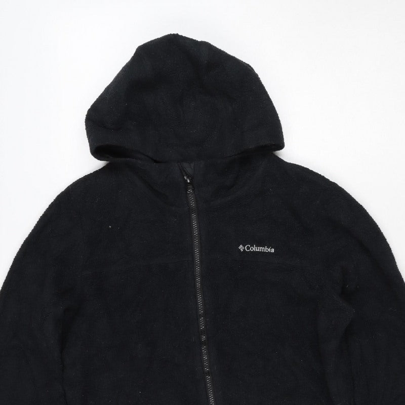 Columbia Women’s Black M Hooded Full Zip Fleece Jacket Outdoor