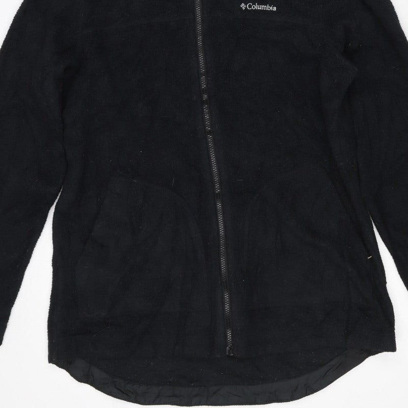 Columbia Women’s Black M Hooded Full Zip Fleece Jacket Outdoor