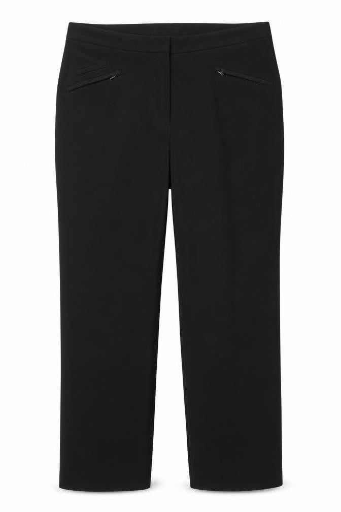 M&S Women’s Black Size 16 Regular Thermal Tailored Straight Trousers
