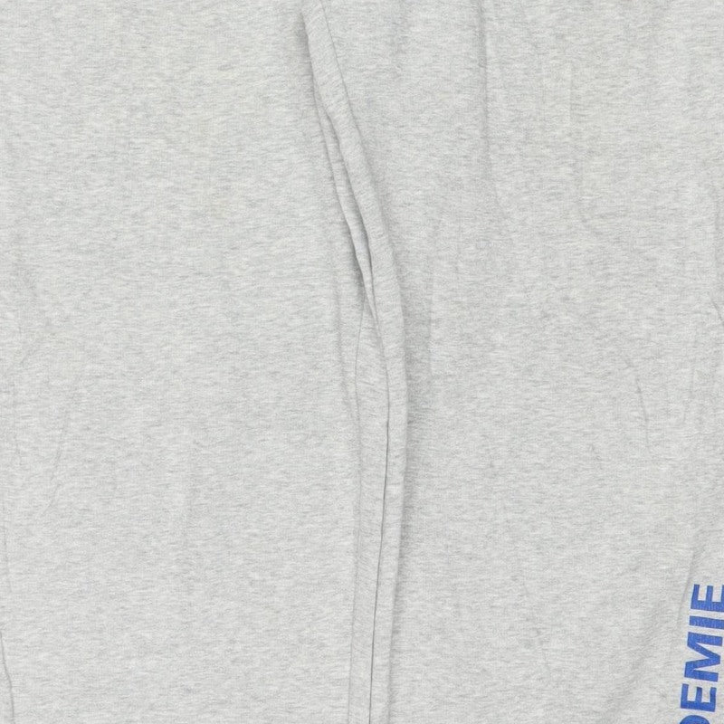 Nike Men’s Grey Sportacademie Sweatpants Size L Fleece Joggers