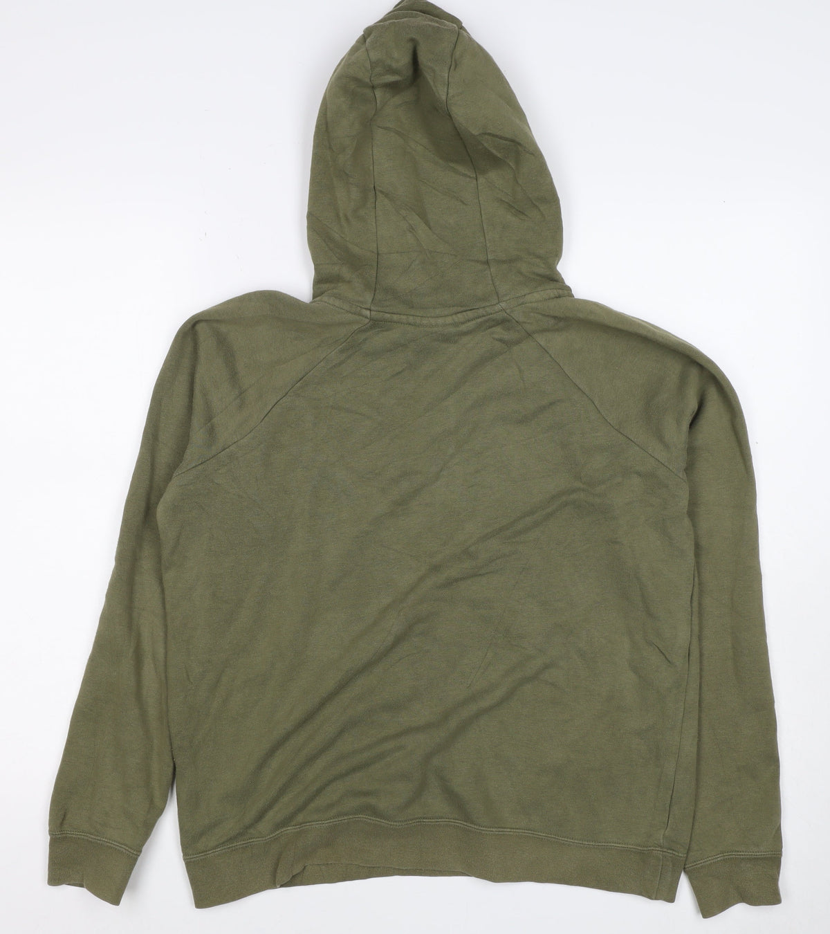 Nike Men’s Green M Pullover Hoodie Embroidered Logo Pocket