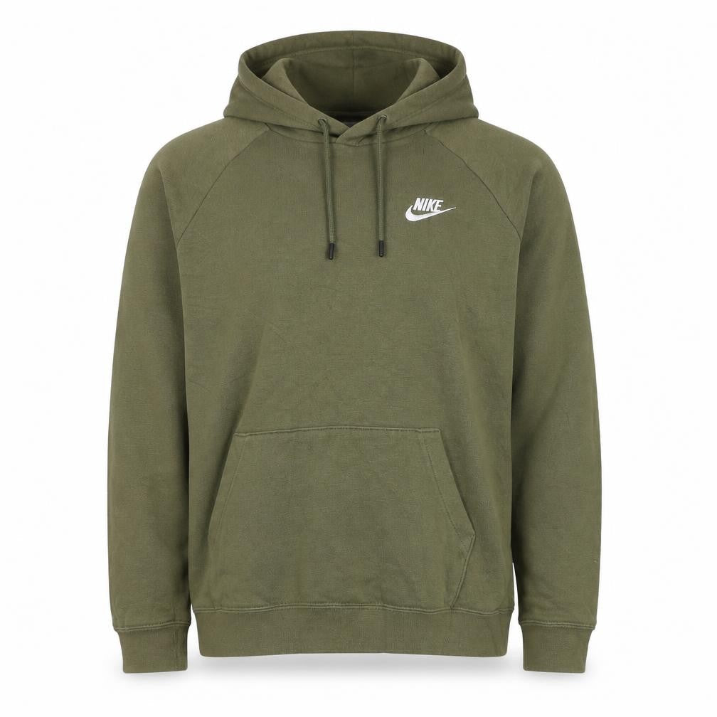 Nike Men’s Green M Pullover Hoodie Embroidered Logo Pocket