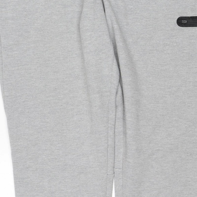 Russell Men’s Grey L Fusion Knit Drawstring Sweatpants Zip Pocket