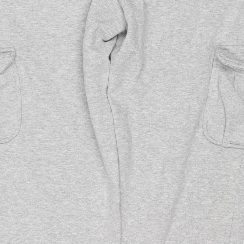 Livergy Men’s Grey XL Fleece Jogger Sweatpants Drawstring Cuffed