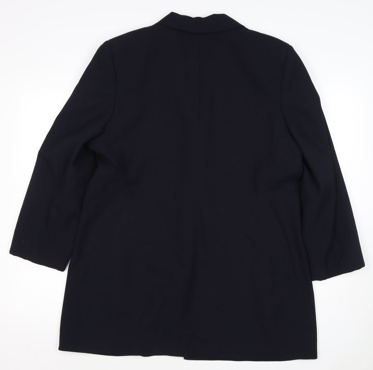 Marks & Spencer Women’s Blue UK 18 Long 4 Button Tailored Blazer
