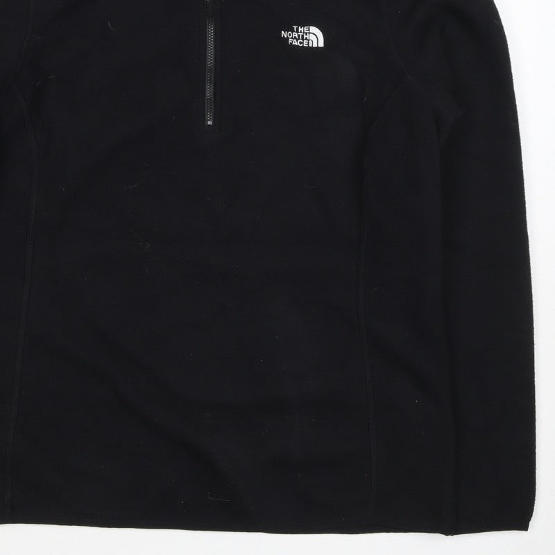 The North Face Women’s Black XL 1/4 Zip Fleece Pullover Sweatshirt