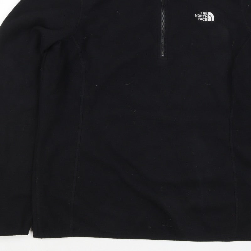 The North Face Women’s Black XL 1/4 Zip Fleece Pullover Sweatshirt