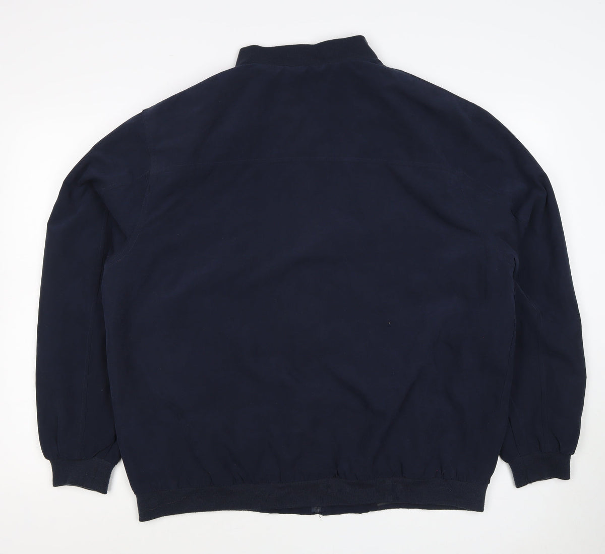 Easy Men's Blue XL Bomber Jacket Full Zip Lined Classic