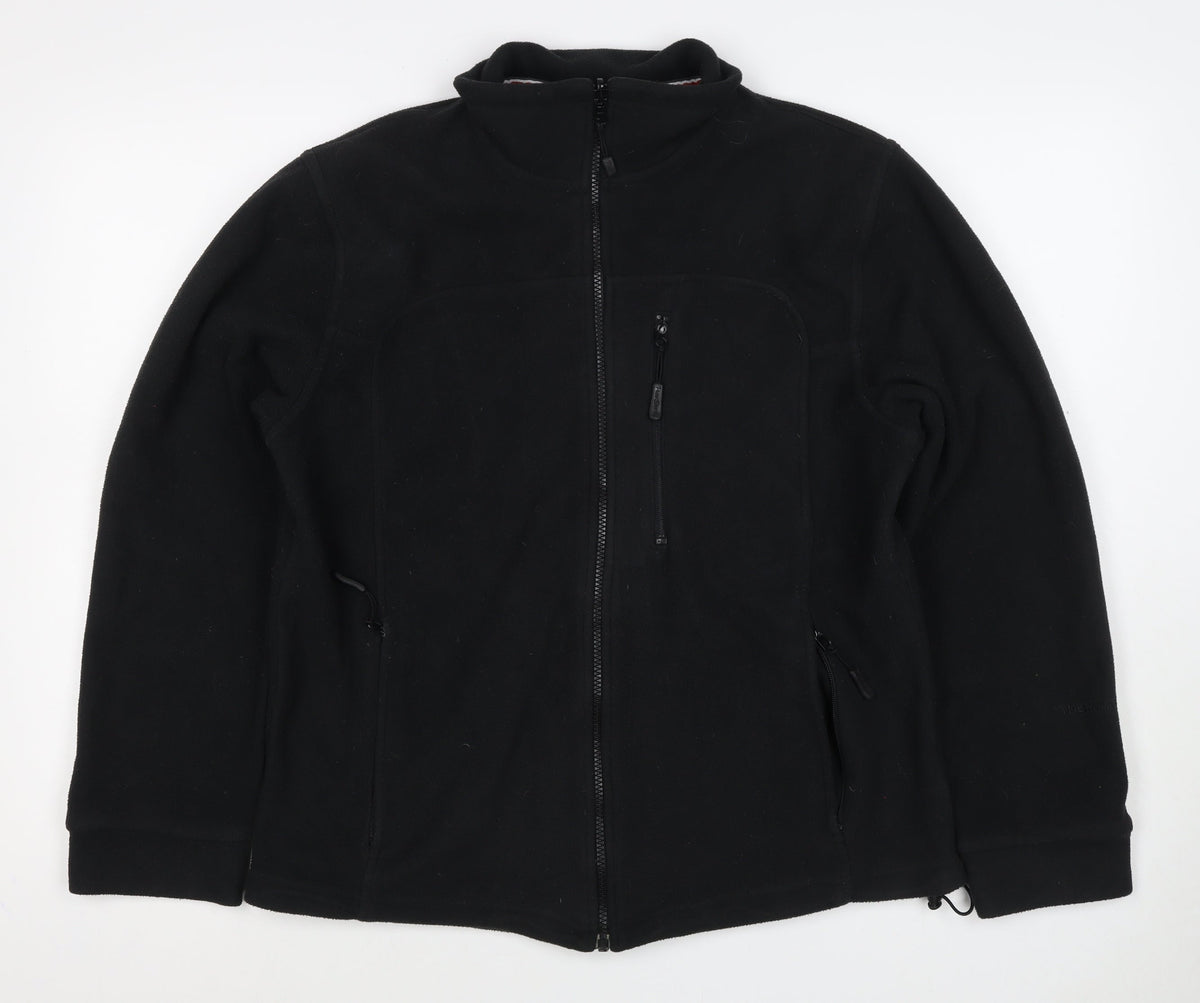Peter Storm Men’s Black S Fleece Full Zip Hiking Jacket