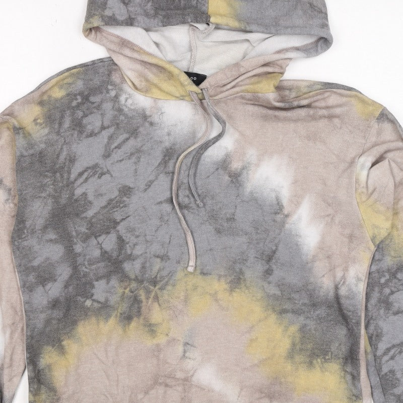 New Look Women’s Multicoloured Tie Dye Hoodie UK 8 Pullover