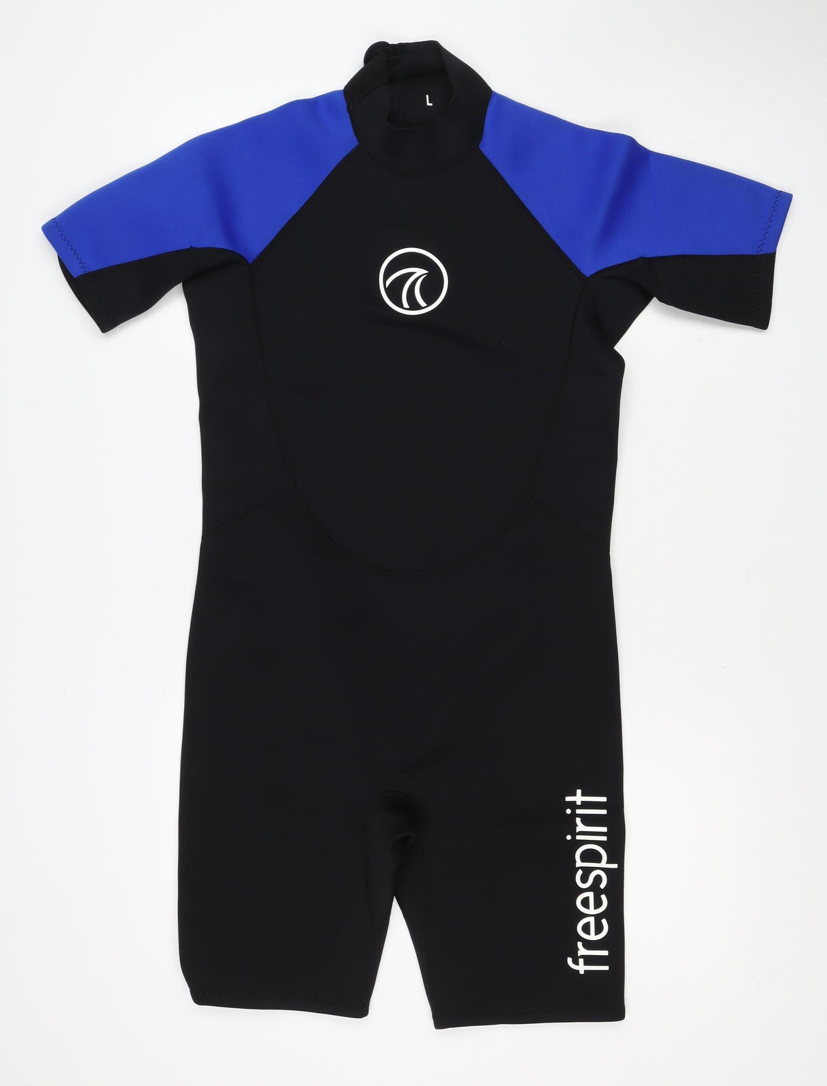 Freespirit Men’s Black Blue L Neoprene Colourblock Surf Wetsuit