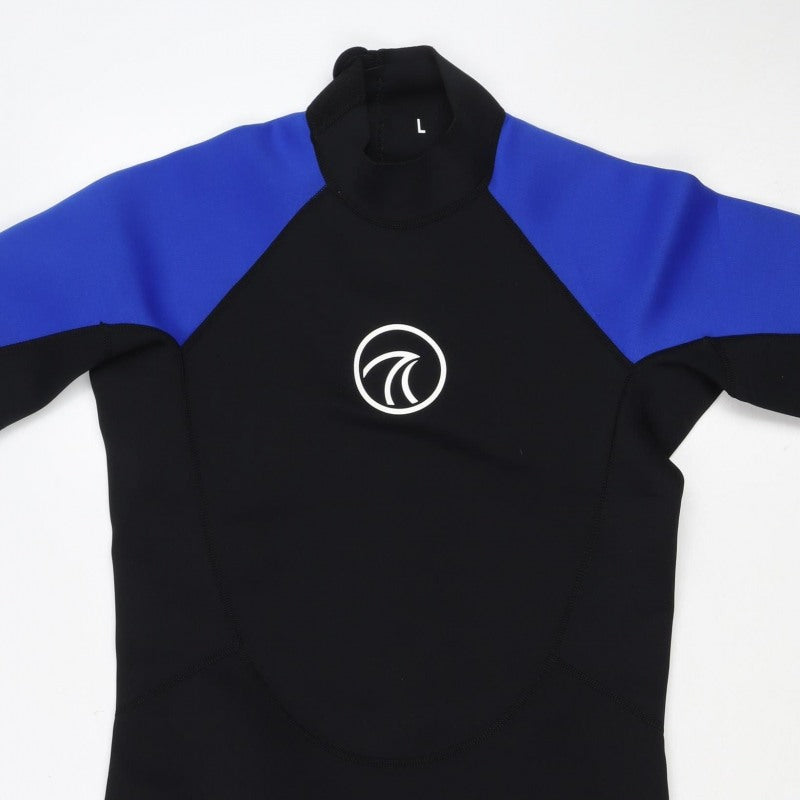 Freespirit Men’s Black Blue L Neoprene Colourblock Surf Wetsuit