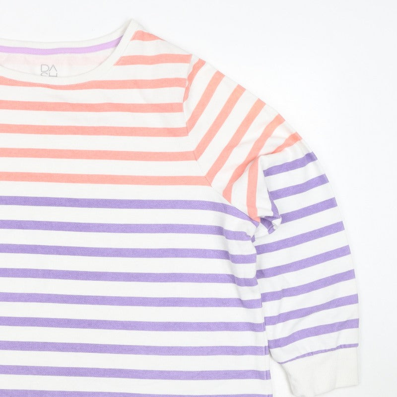Dash Women’s Multicoloured Stripe Pullover Sweatshirt UK 24