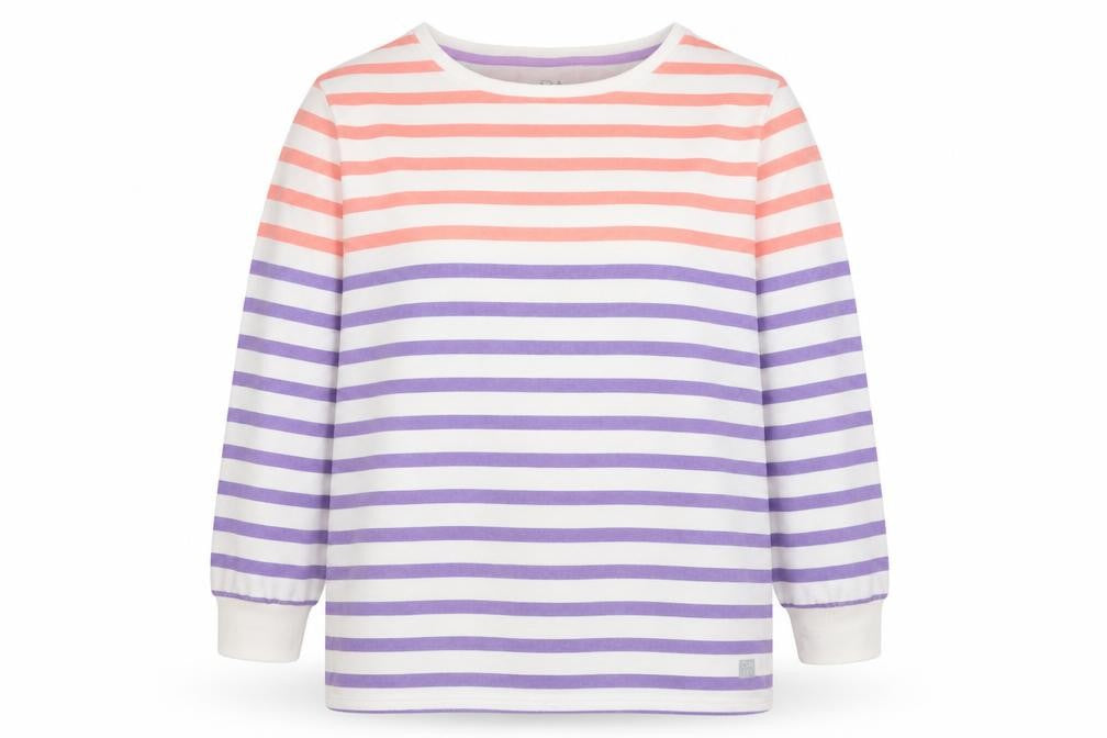 Dash Women’s Multicoloured Stripe Pullover Sweatshirt UK 24