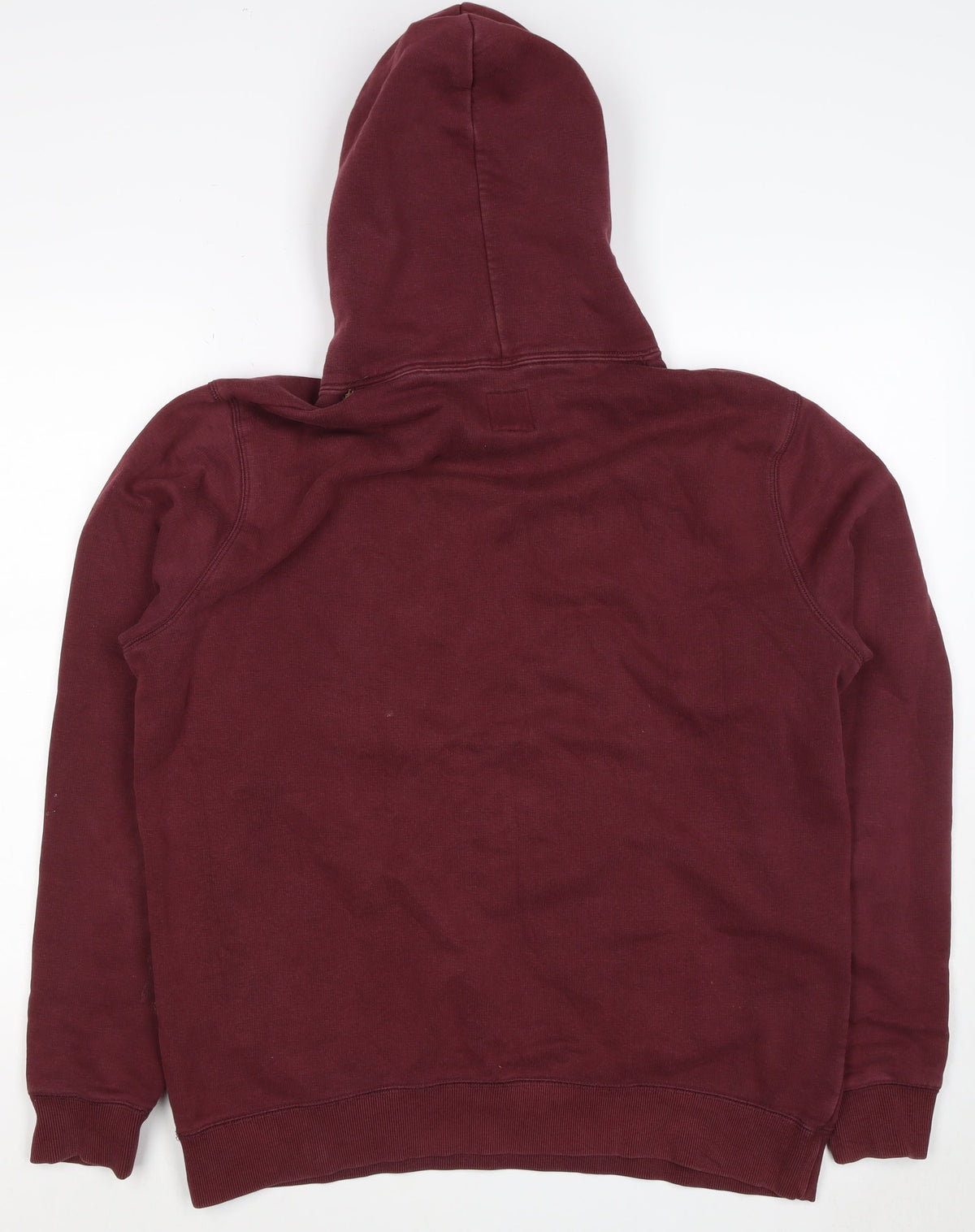 Jack Wills Men’s Red L Pullover Hoodie Graphic Logo Pocket