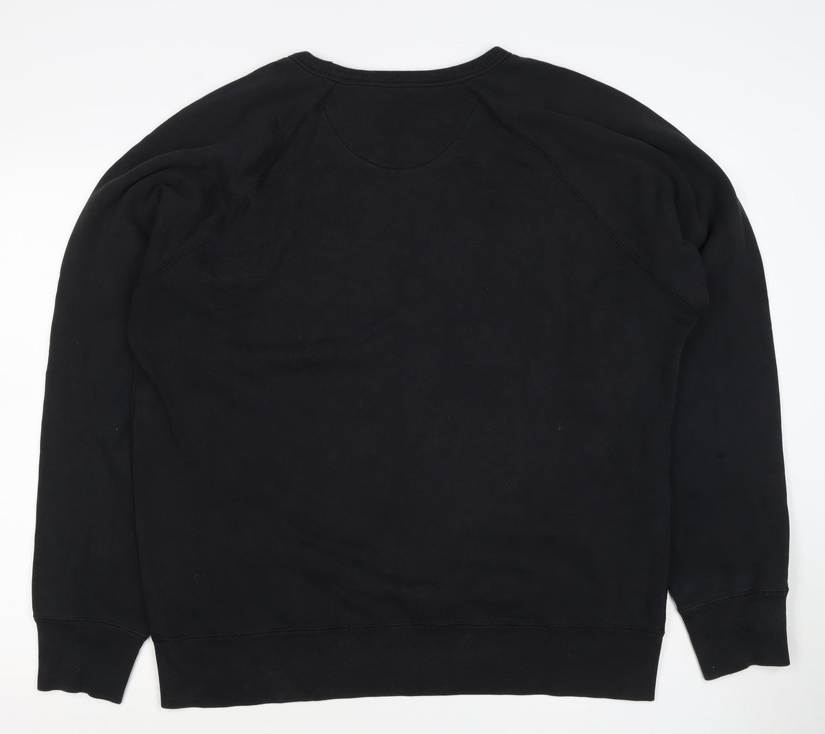 Uniqlo Men Black XL Crew Neck Cotton Pullover Sweatshirt