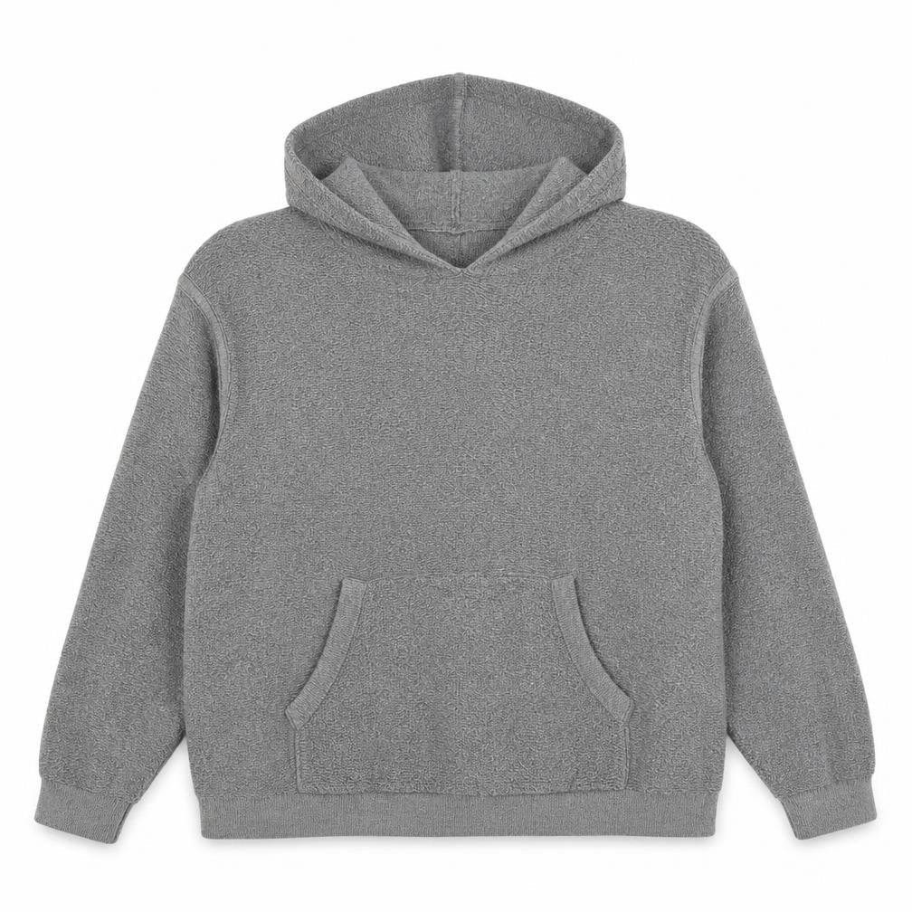 Kenneth Cole Women Grey S Pullover Hooded Sweatshirt Pockets