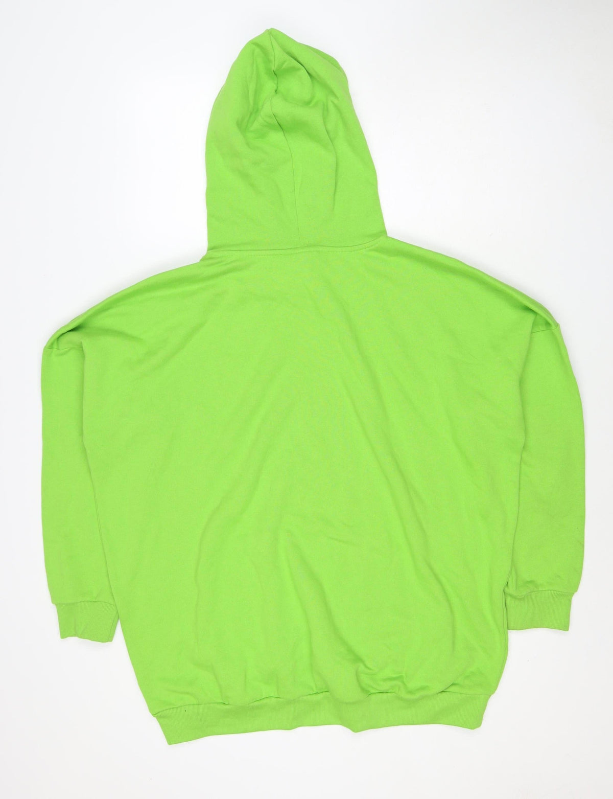 Monki Women Green UK 12 Pullover Hoodie Drawstring Pocket