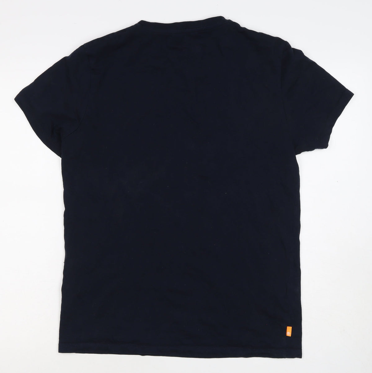 Timberland Men's Navy M Slim Fit Organic Cotton Logo T-Shirt