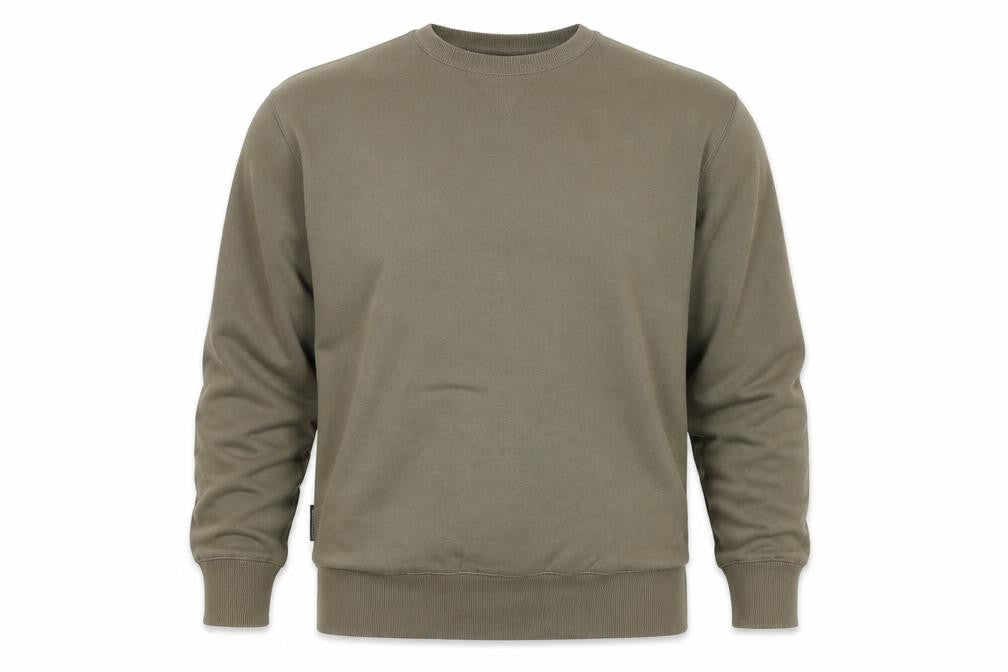 French Connection Men Green M Pullover Crew Neck Sweatshirt Logo