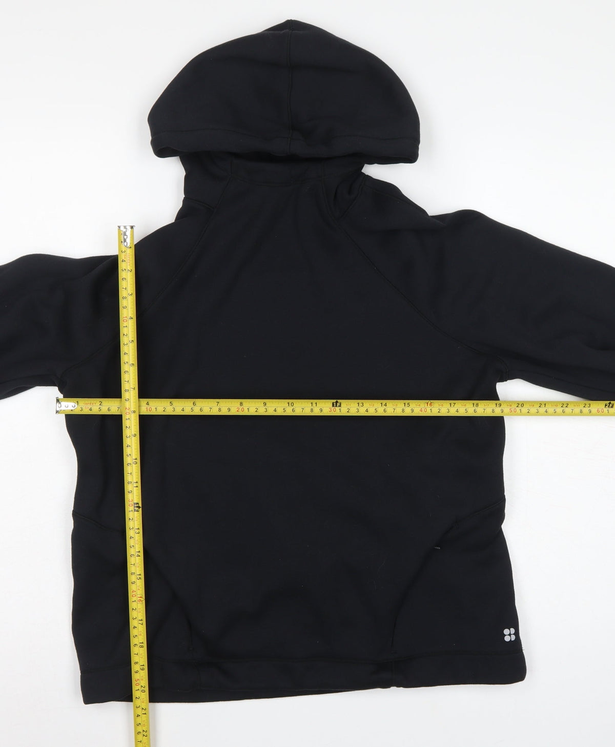 Sweaty Betty Women’s Black S Pullover Hoodie Reflective Zip Pocket