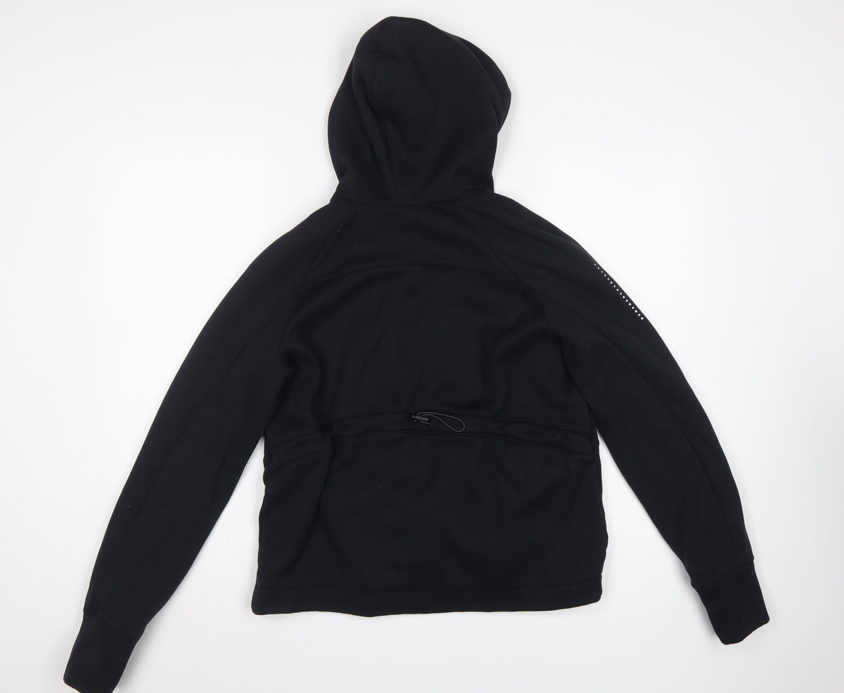 Sweaty Betty Women’s Black S Pullover Hoodie Reflective Zip Pocket